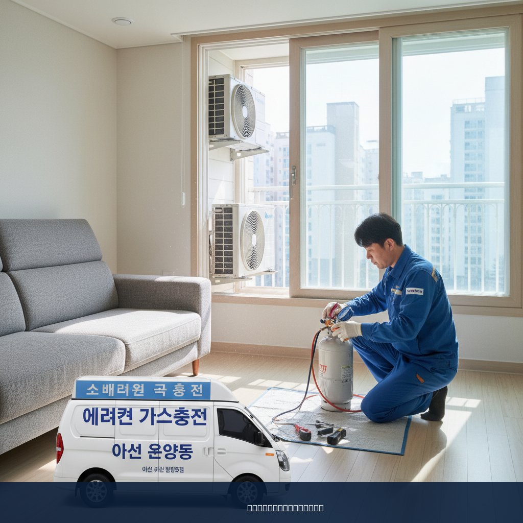 온양동 에어컨 가스충전 후기: 쿨가이AC 덕분에 시원한 여름!