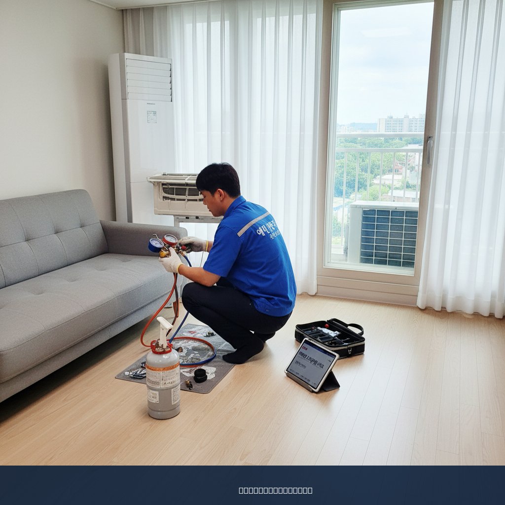 천안 백석동 에어컨 가스충전, 이사 후 살림 구원 후기!