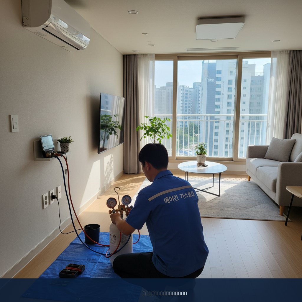 불당동 에어컨 가스충전, 신혼집 첫 여름 쿨가이AC 덕분에 시원해요!