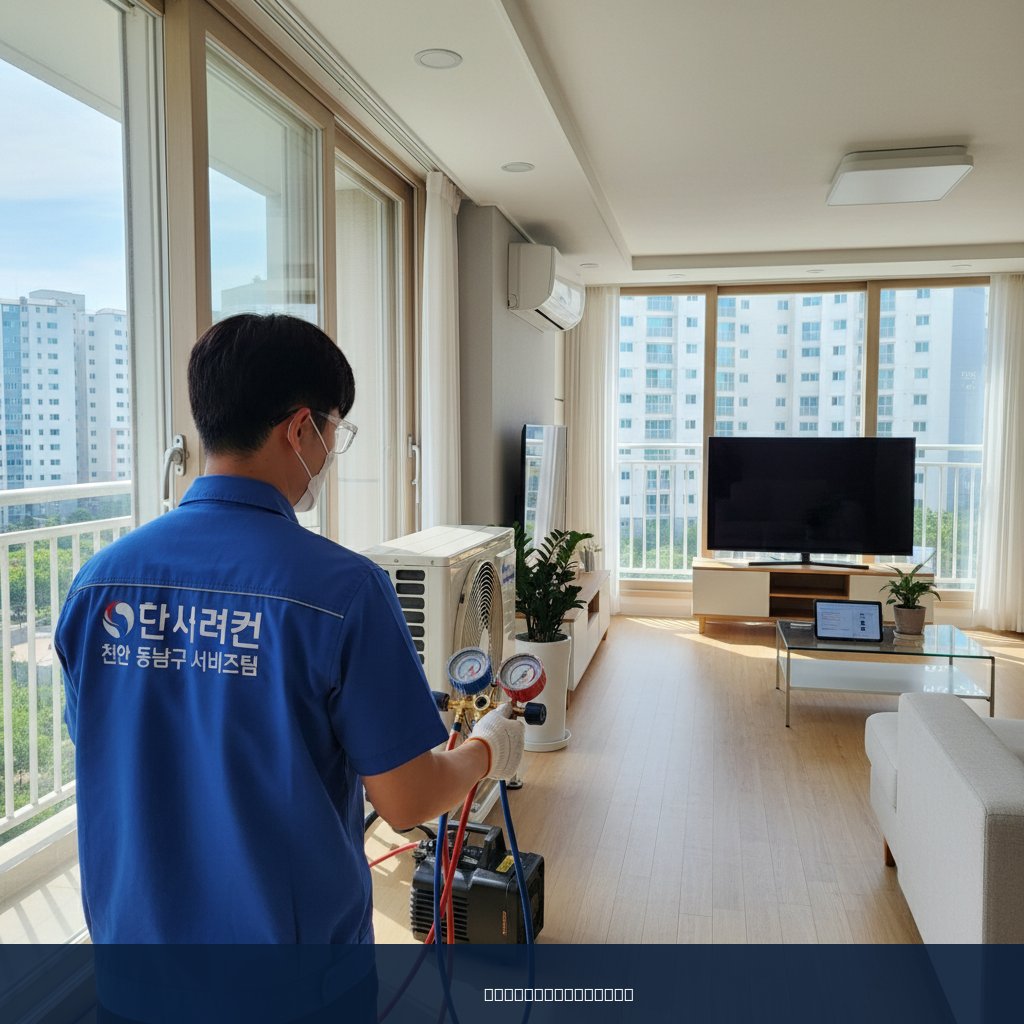 천안 동남구 에어컨 가스충전, 오래된 아파트 R-22 냉매 솔직 후기
