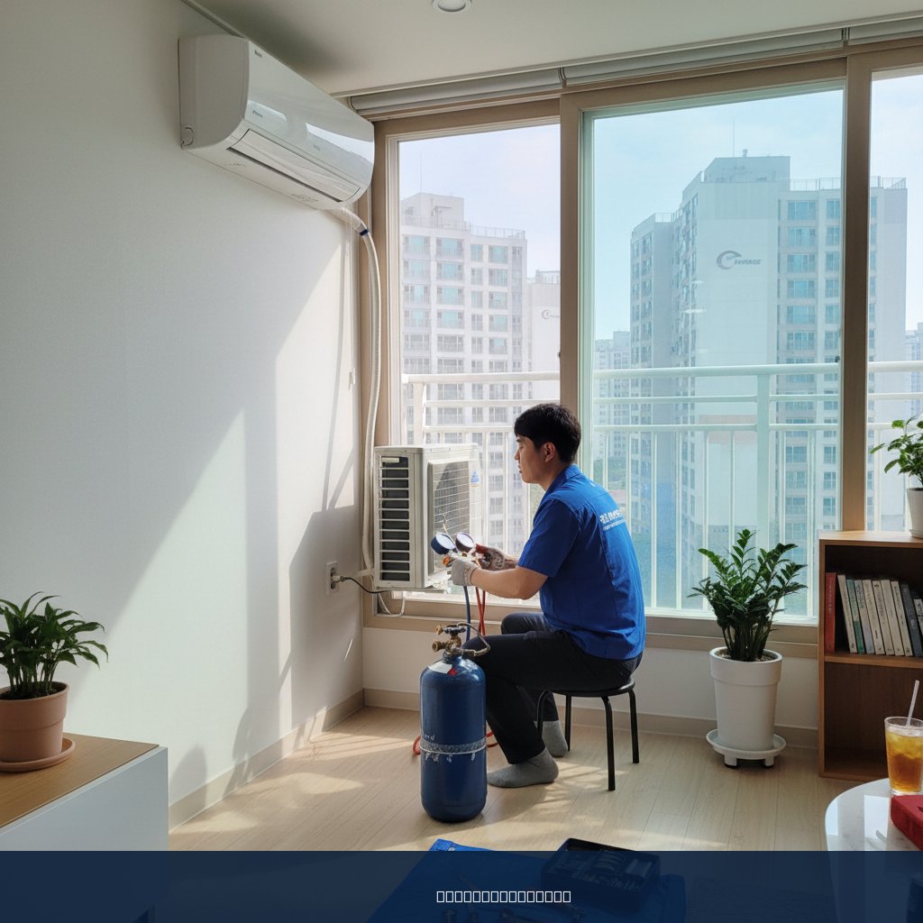 신불당동 에어컨 가스충전, 우리집 구형 R-22 에어컨 시원함 되찾은 후기!