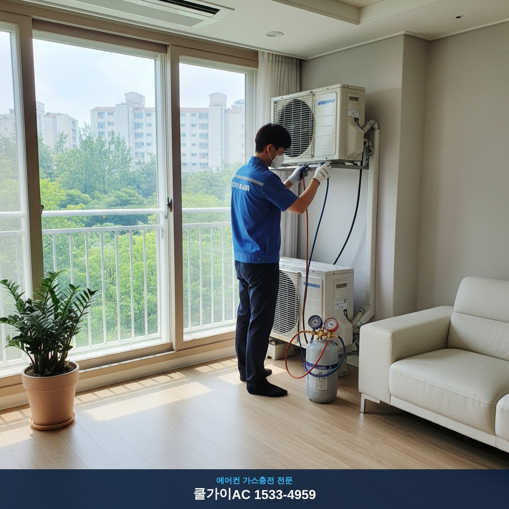청주 흥덕구 옥산면 에어컨 가스충전, 쿨가이AC 덕분에 여름이 시원해요!