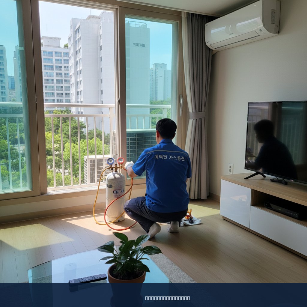 천호동 에어컨 가스충전, 주부도 직접 해결했어요!