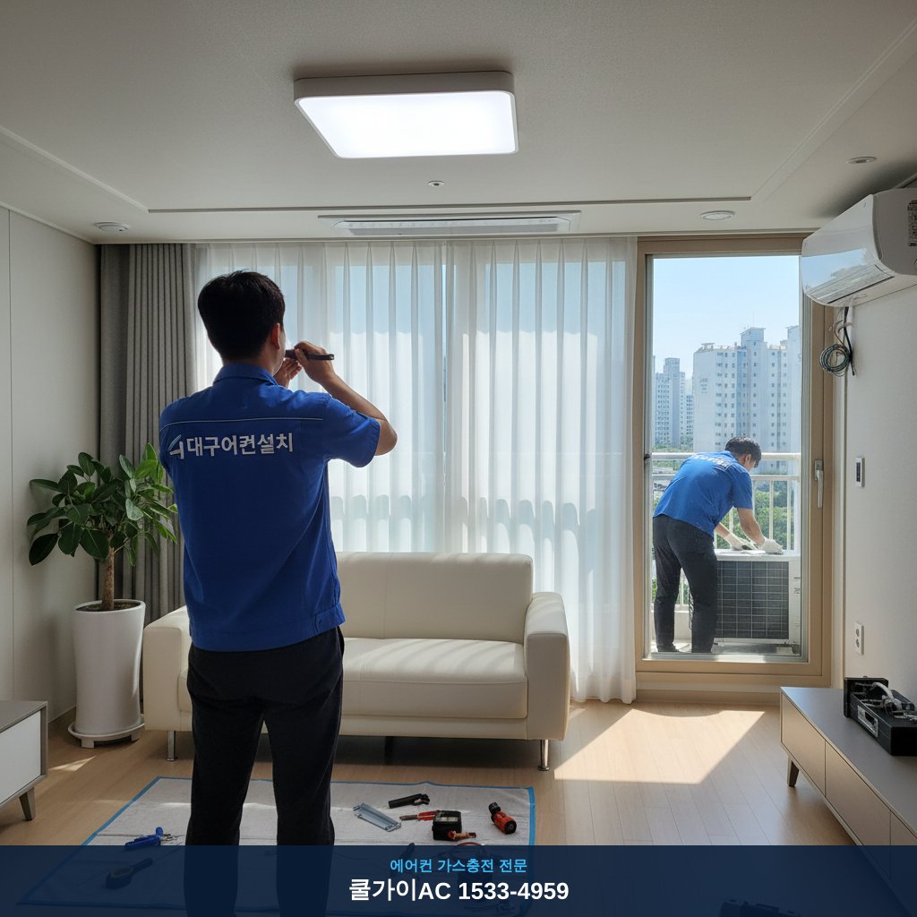 대곡동 에어컨 설치 재방문 후기, 쿨가이AC는 역시 최고!
