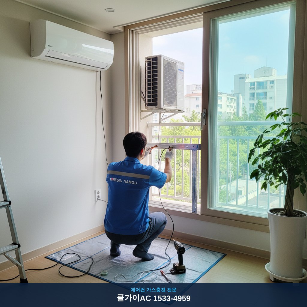 대명동 에어컨 설치 후기: 냉방병 안녕, 우리 가족 건강 지킴이!