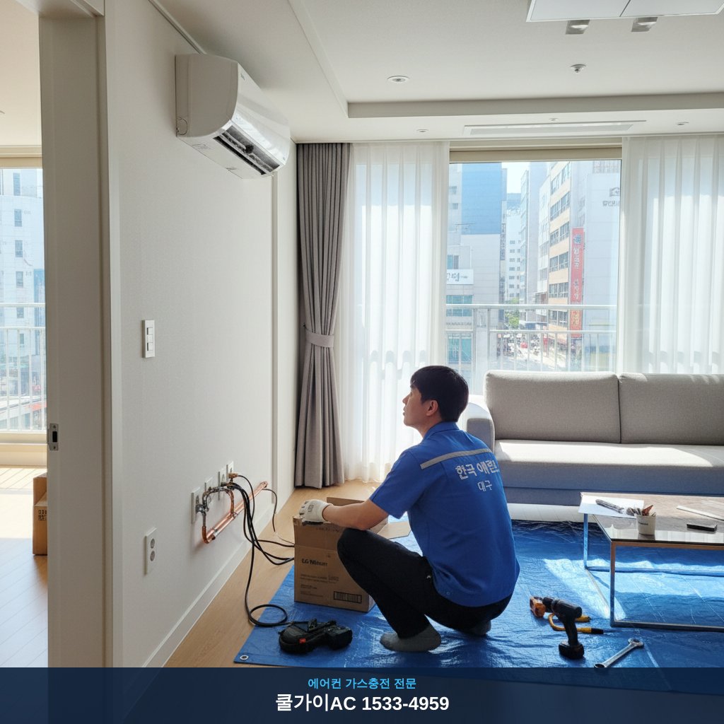 동성로 에어컨 설치 긴급 출동! 한여름 밤의 기적 후기