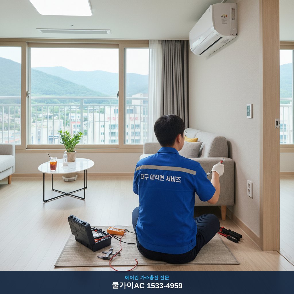 대구 가창면 에어컨 수리, 한여름 밤의 기적 같은 당일 해결 후기