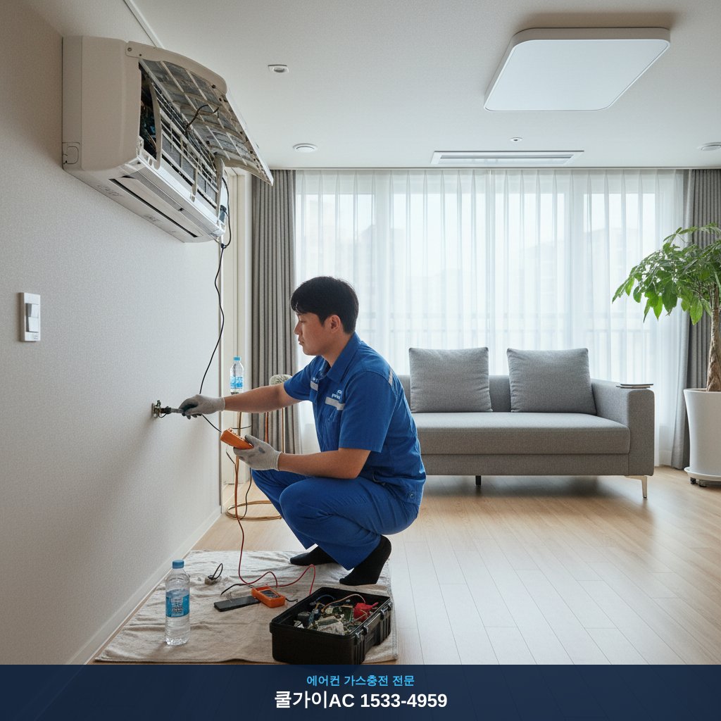구암동 에어컨 수리 후 냉방병 탈출! 쿨가이AC 덕분