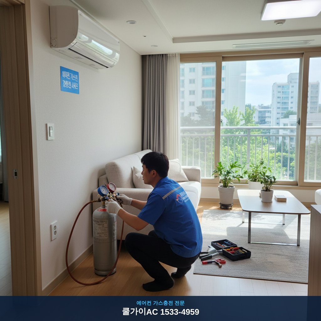 효목동 에어컨 가스충전, 쿨가이AC 덕분에 여름 무사히!