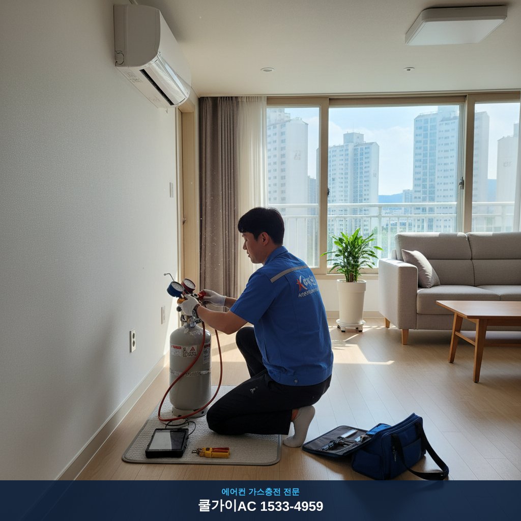 지산동 에어컨 가스충전, 구형 R-22 에어컨 시원함 되찾은 후기!