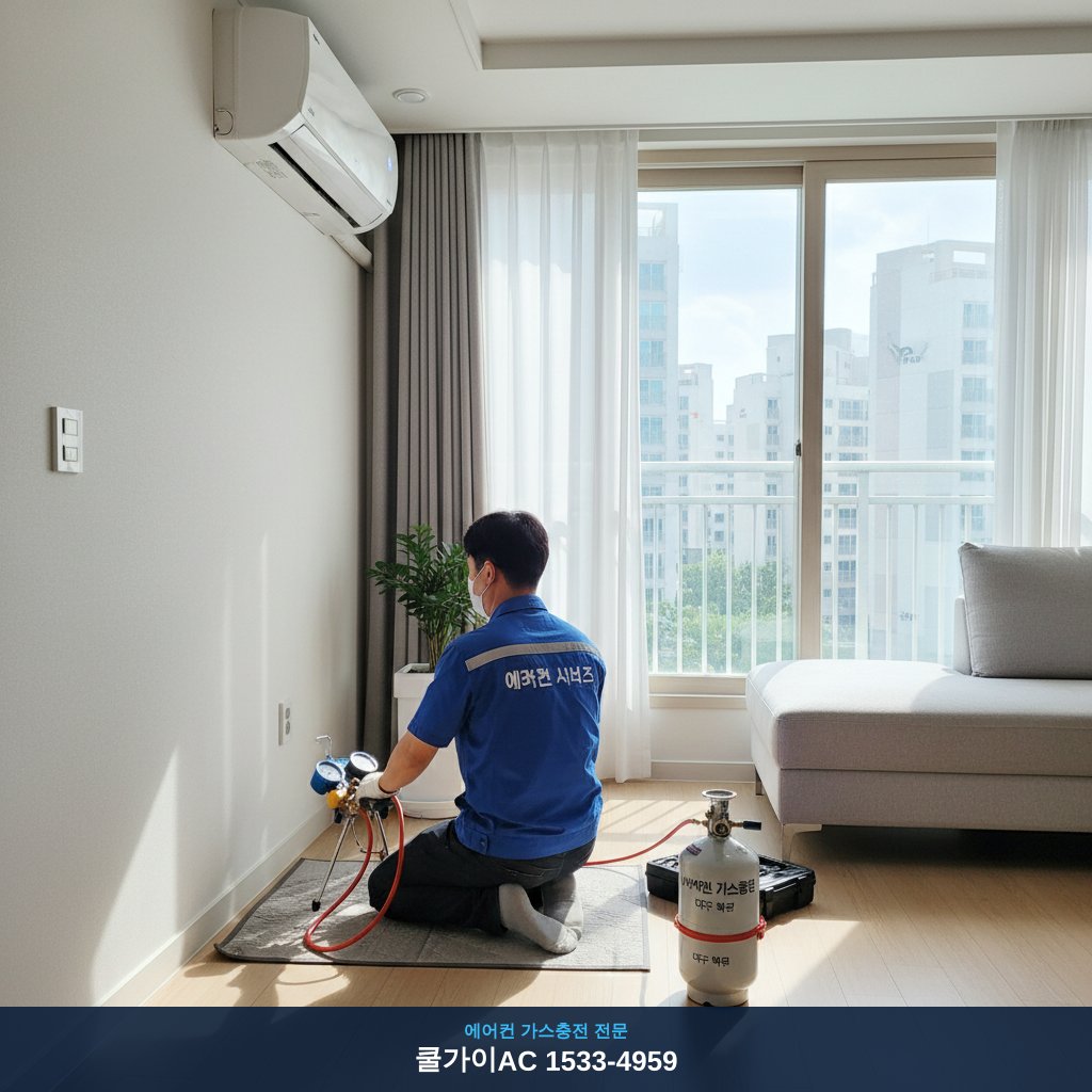 산격동 에어컨 가스충전, 쿨가이AC 덕분에 여름 시원하게!