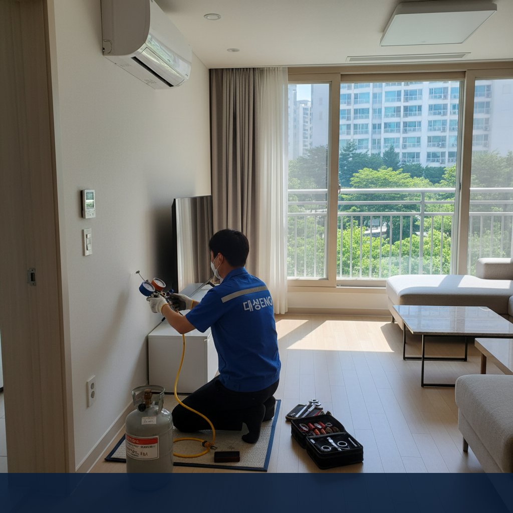 죽동 에어컨 가스충전 후기: 이사 후 쿨가이AC 덕분에 시원한 여름!