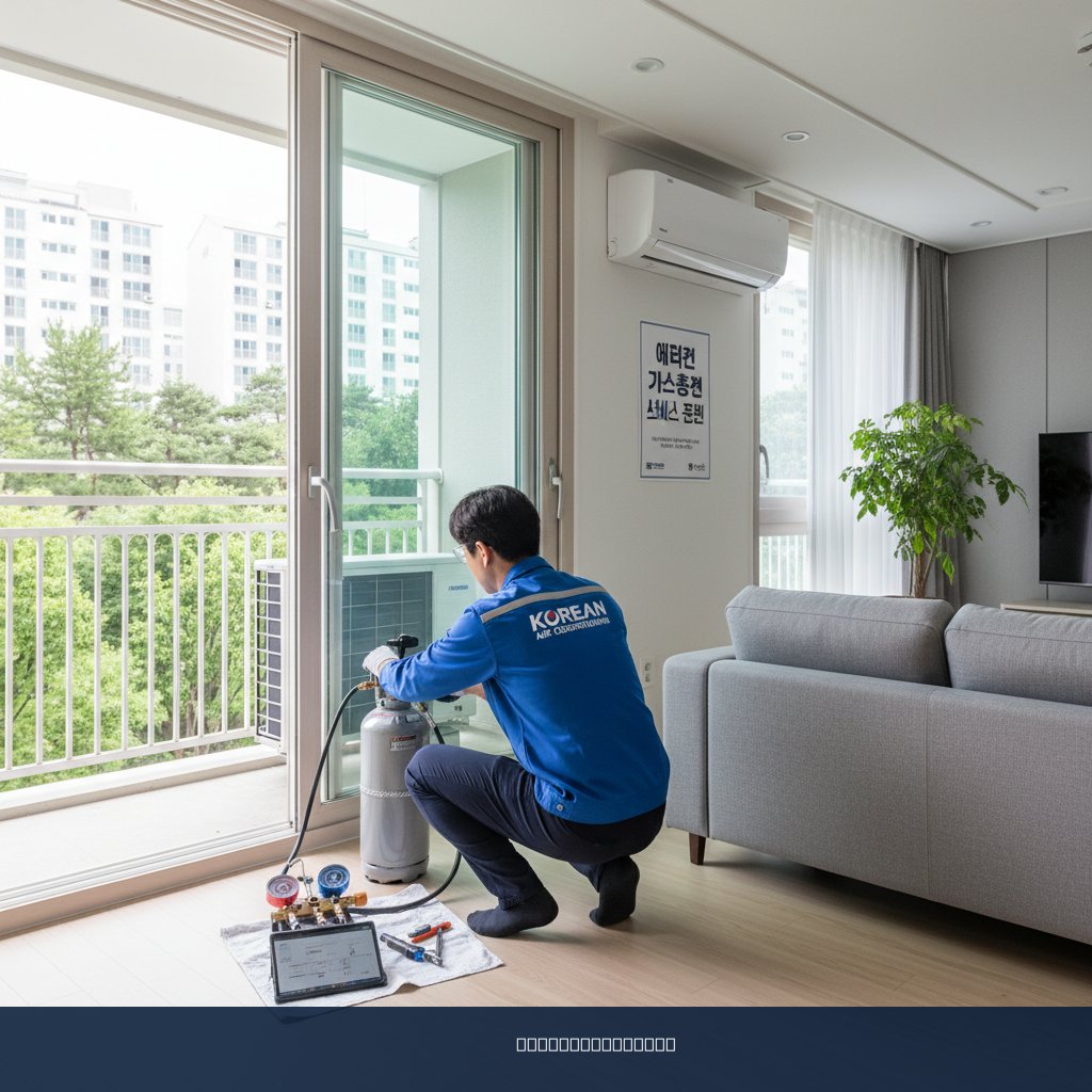 등초동 에어컨 가스충전 후기: 쿨가이AC 덕분에 여름 더위 탈출!
