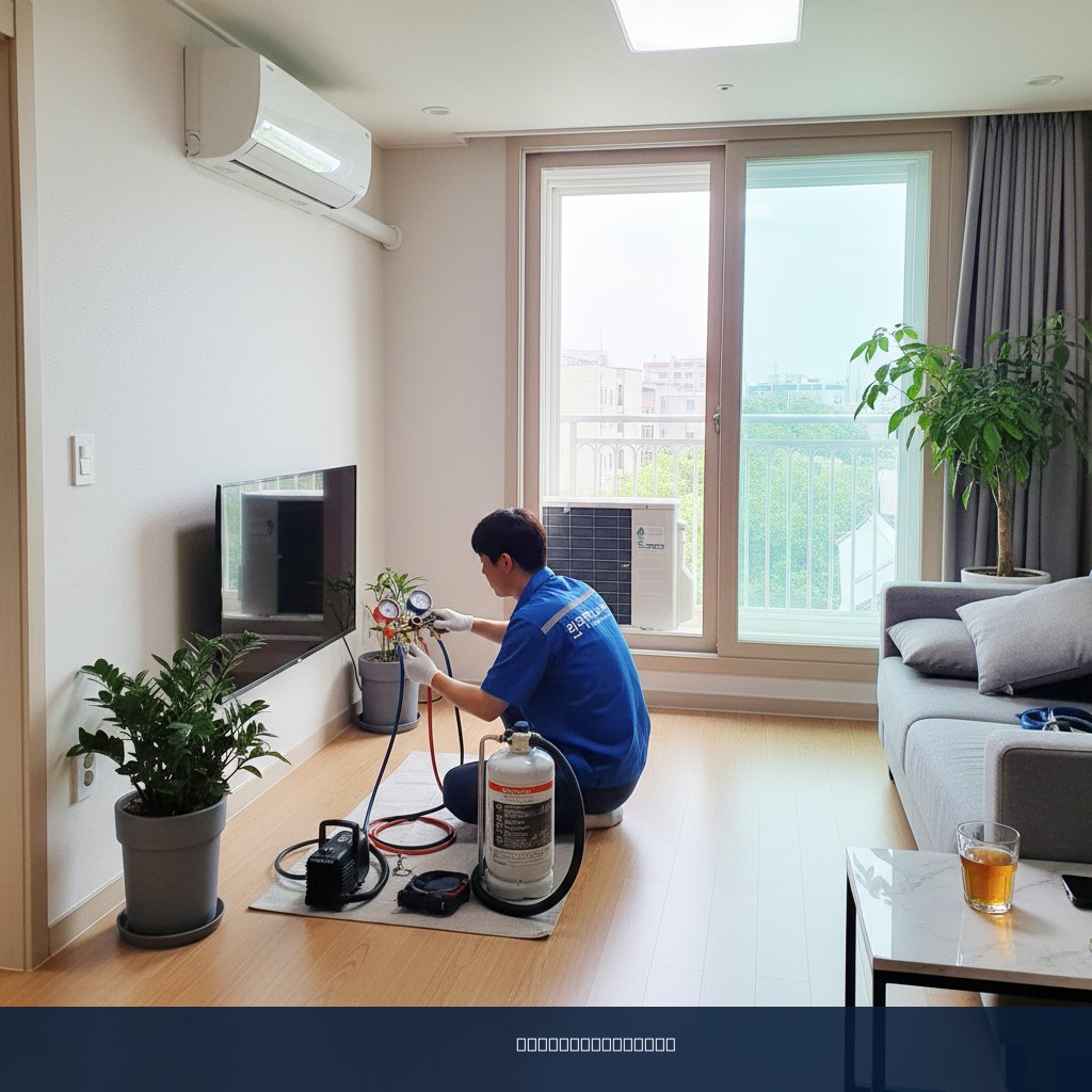 도봉동 에어컨 가스충전, 쿨가이AC 덕분에 여름 시원하게!
