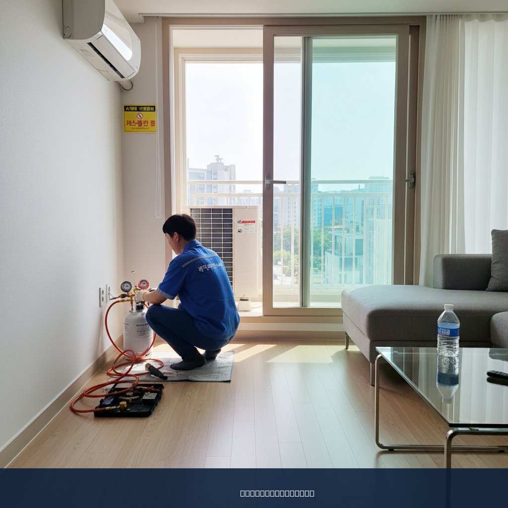 길음동 에어컨 가스충전, 첫 여름 신혼집 구원 후기!