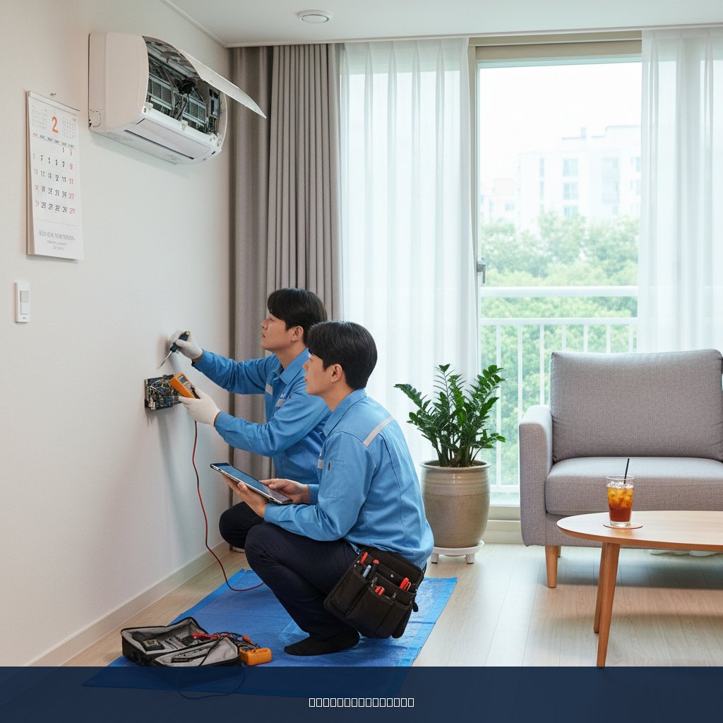 공주 금학동 에어컨 수리 후 전기요금 15% 절약! 한여름 전기세 폭탄 탈출 성공 후기
