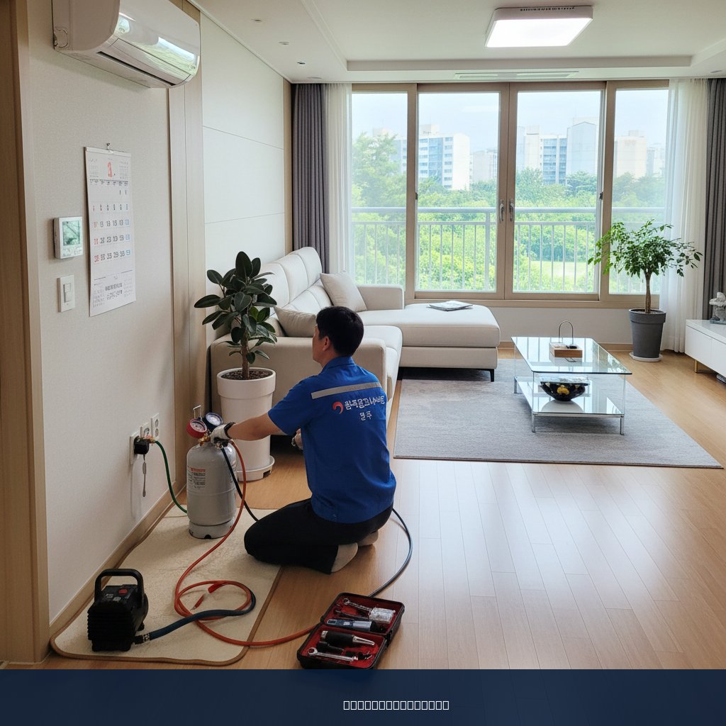 공주 웅진동 에어컨 가스충전, 이사 후 시원한 여름 되찾은 후기!