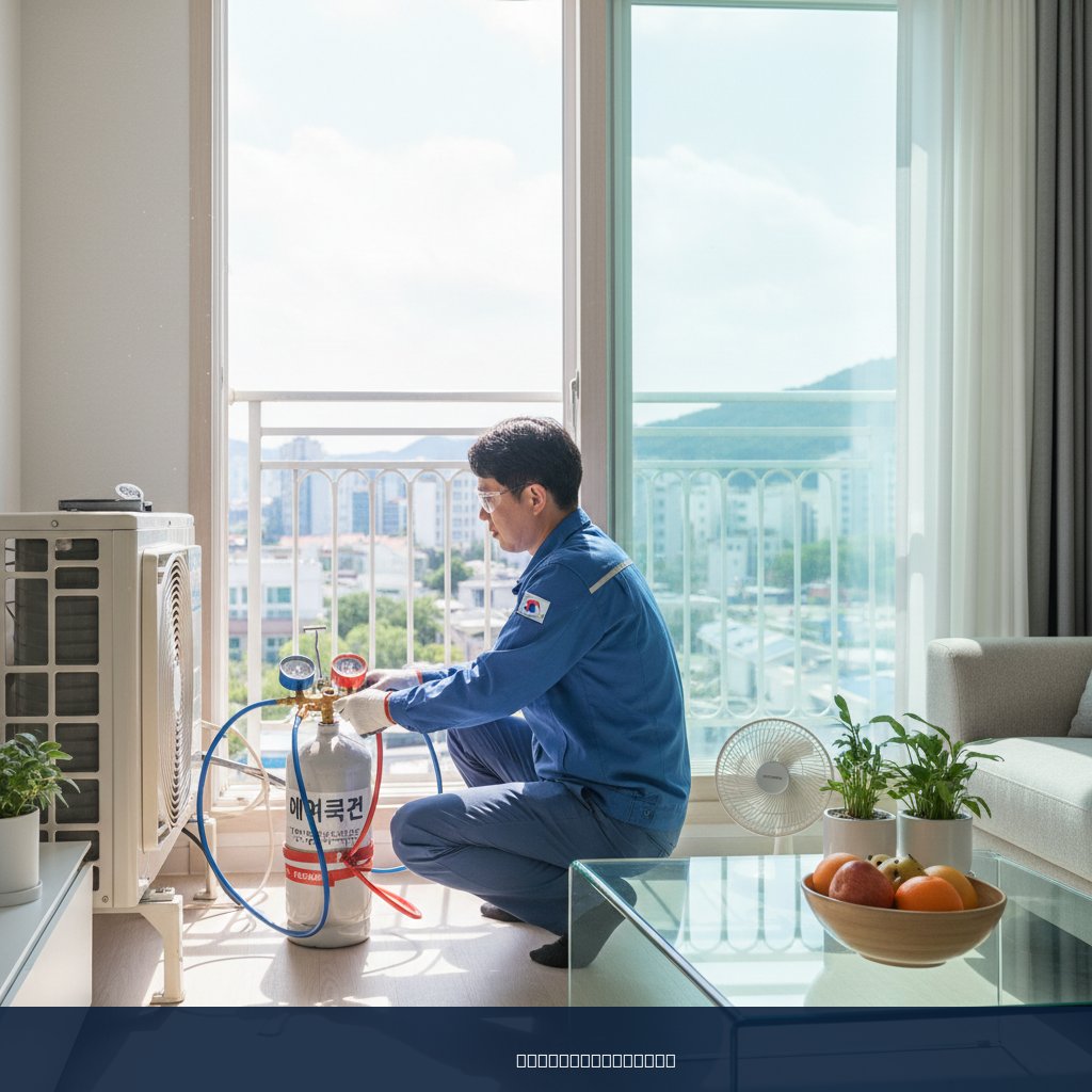 공주 웅진동 에어컨 가스충전, 이사 후 쿨가이AC 덕분에 살았어요!