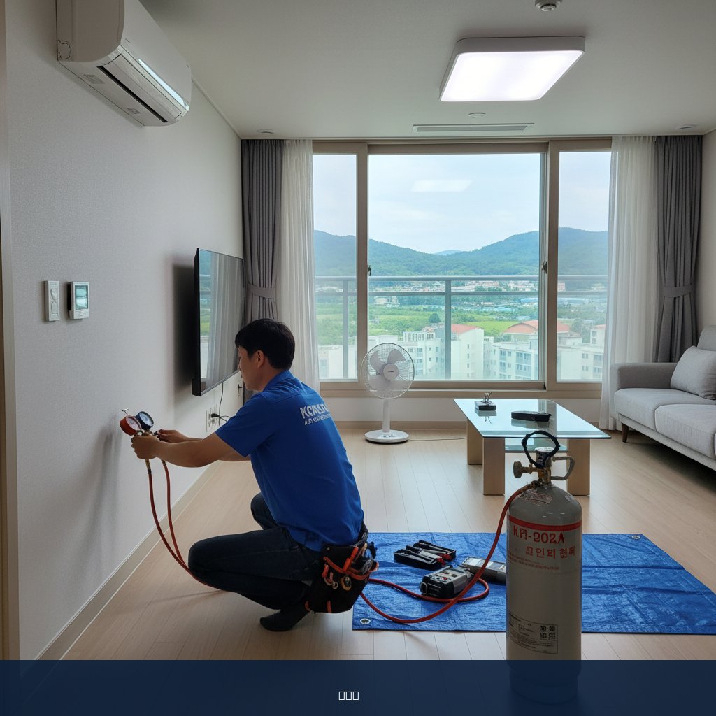 공주 유구읍 에어컨 가스충전, 쿨가이AC 내돈내산 후기!