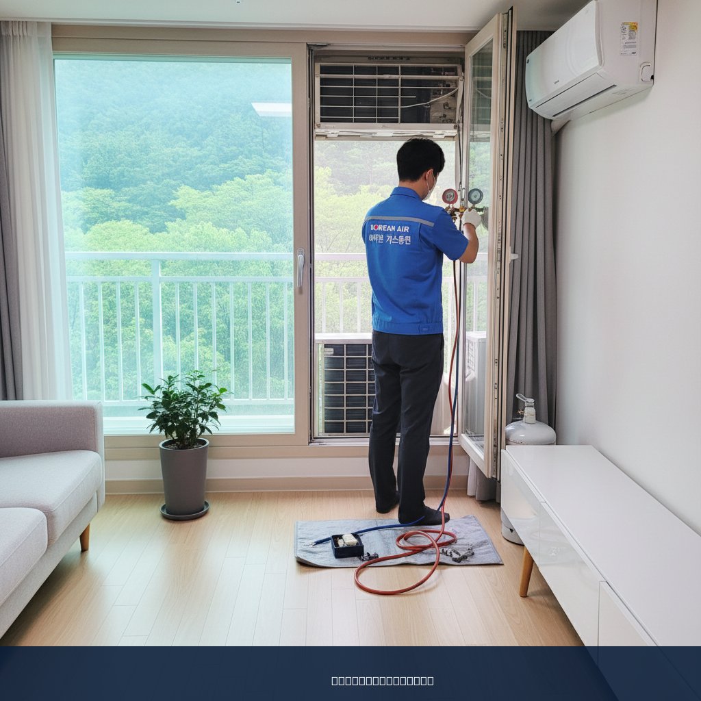 광주시 오포읍 에어컨 가스충전, 신혼집 여름 구원 후기!