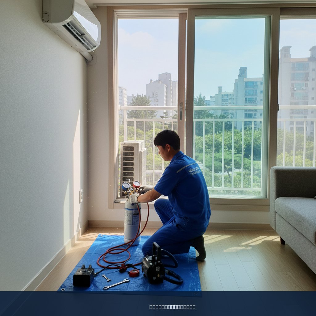 한남동 에어컨 가스충전, 신혼집 첫 여름 쿨가이AC 덕분에 시원해요!