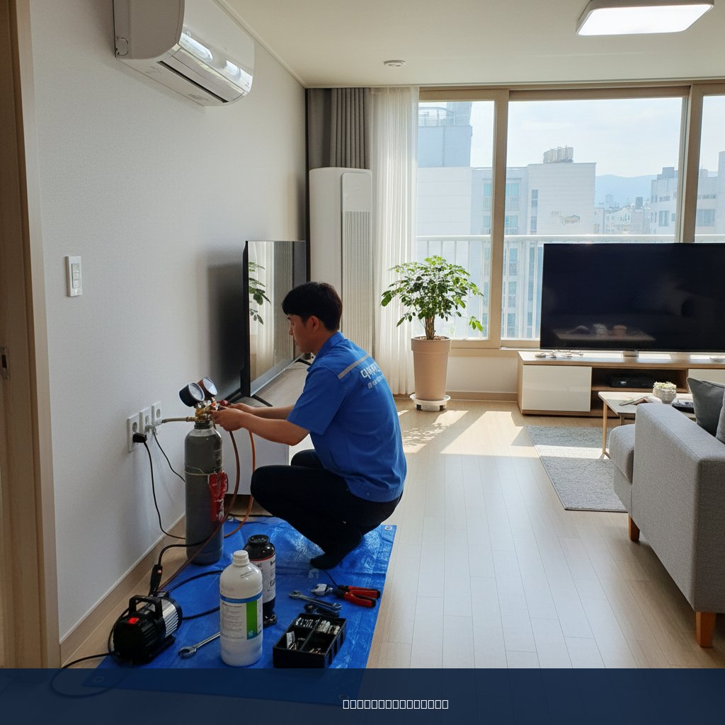 마전동 에어컨 가스충전, 신혼집 첫 여름 쿨가이AC 덕분에 시원해요!
