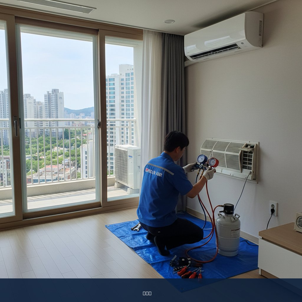 송도동 에어컨 가스충전, 주부의 찐 경험담!