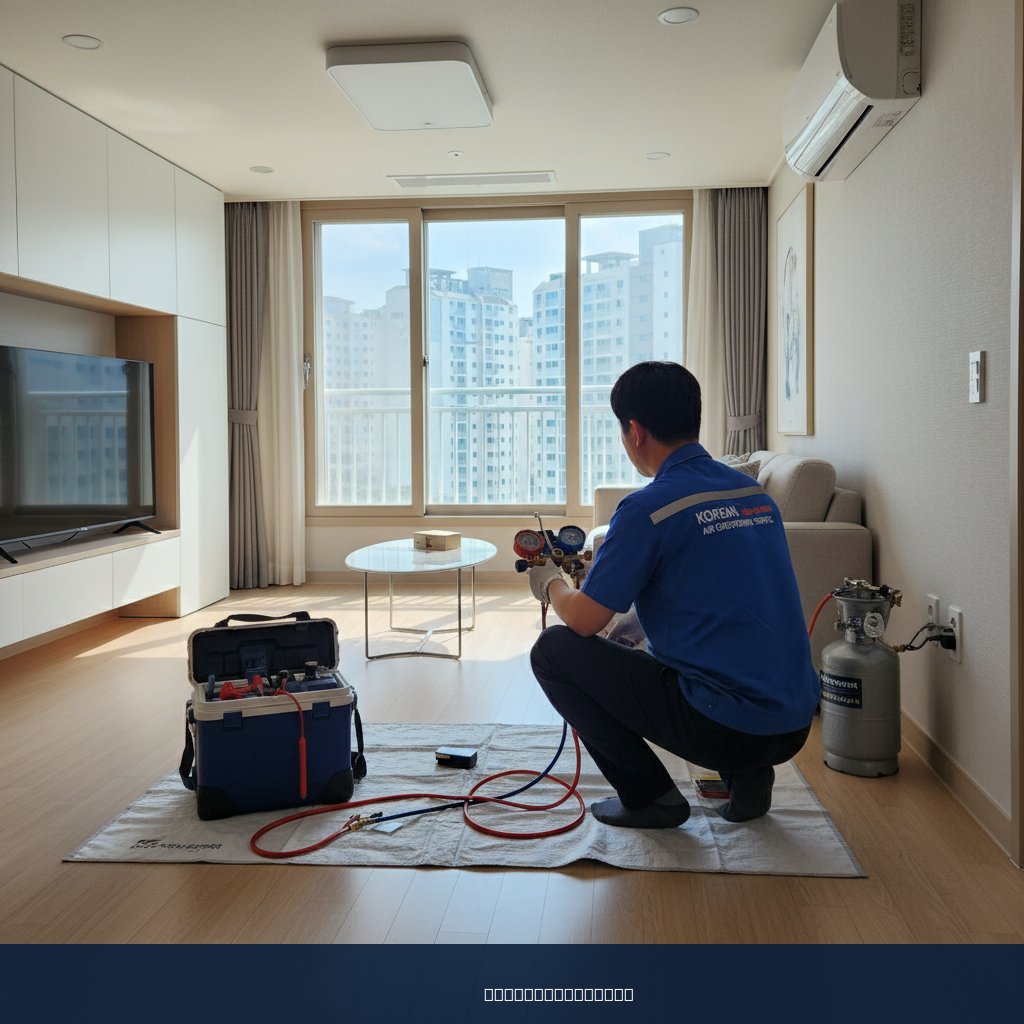 잠실동 에어컨 가스충전 후기: 쿨가이AC 덕분에 시원한 여름!