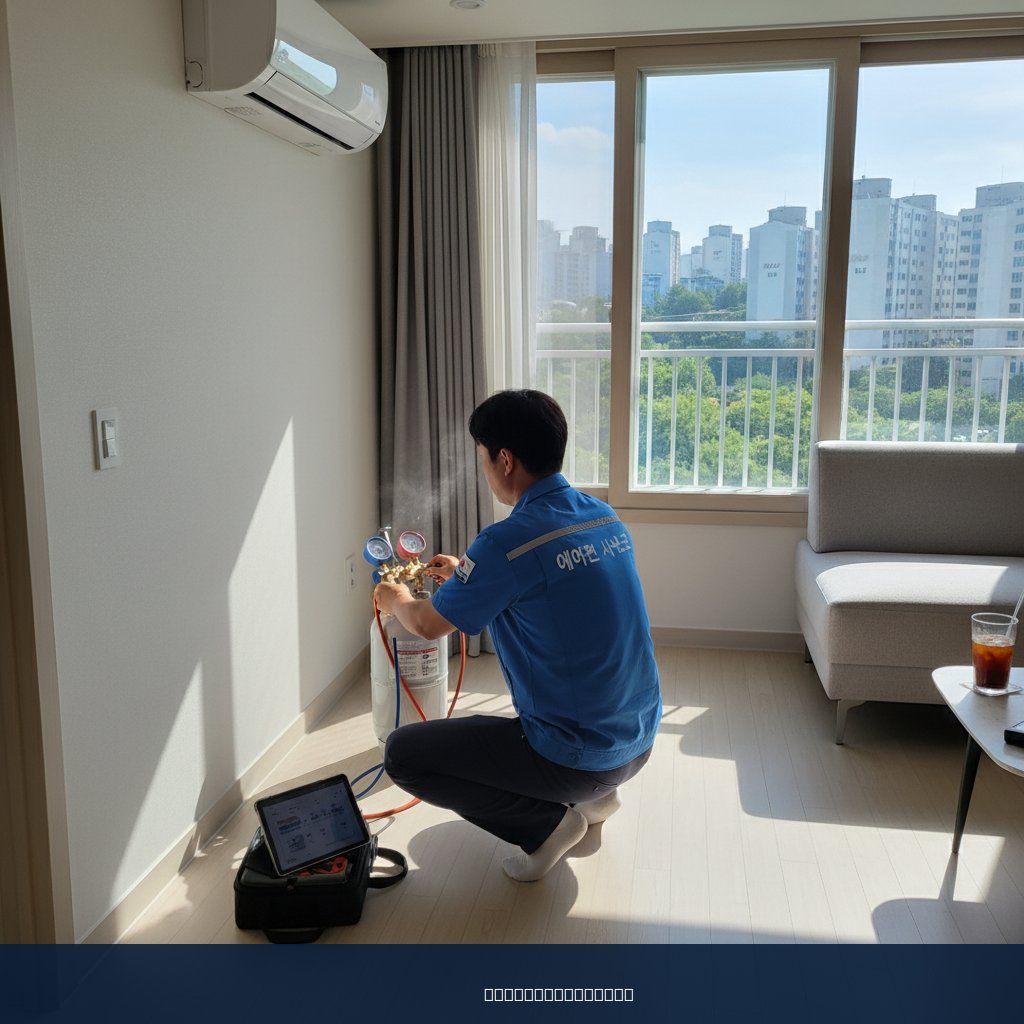 잠원동 에어컨 가스충전, 쿨가이AC 재방문 후기!