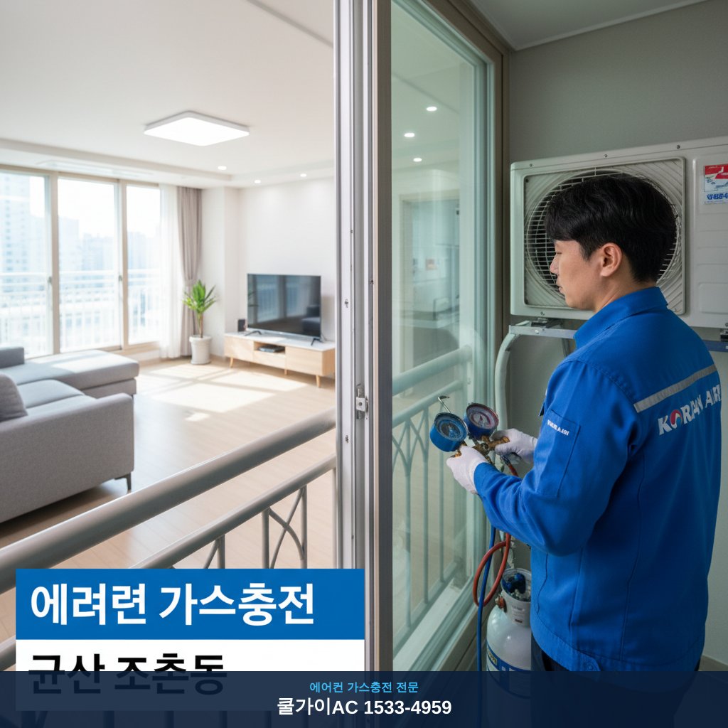 군산 조촌동 에어컨 가스충전, 신혼집 첫 여름 쿨하게 보낸 후기!