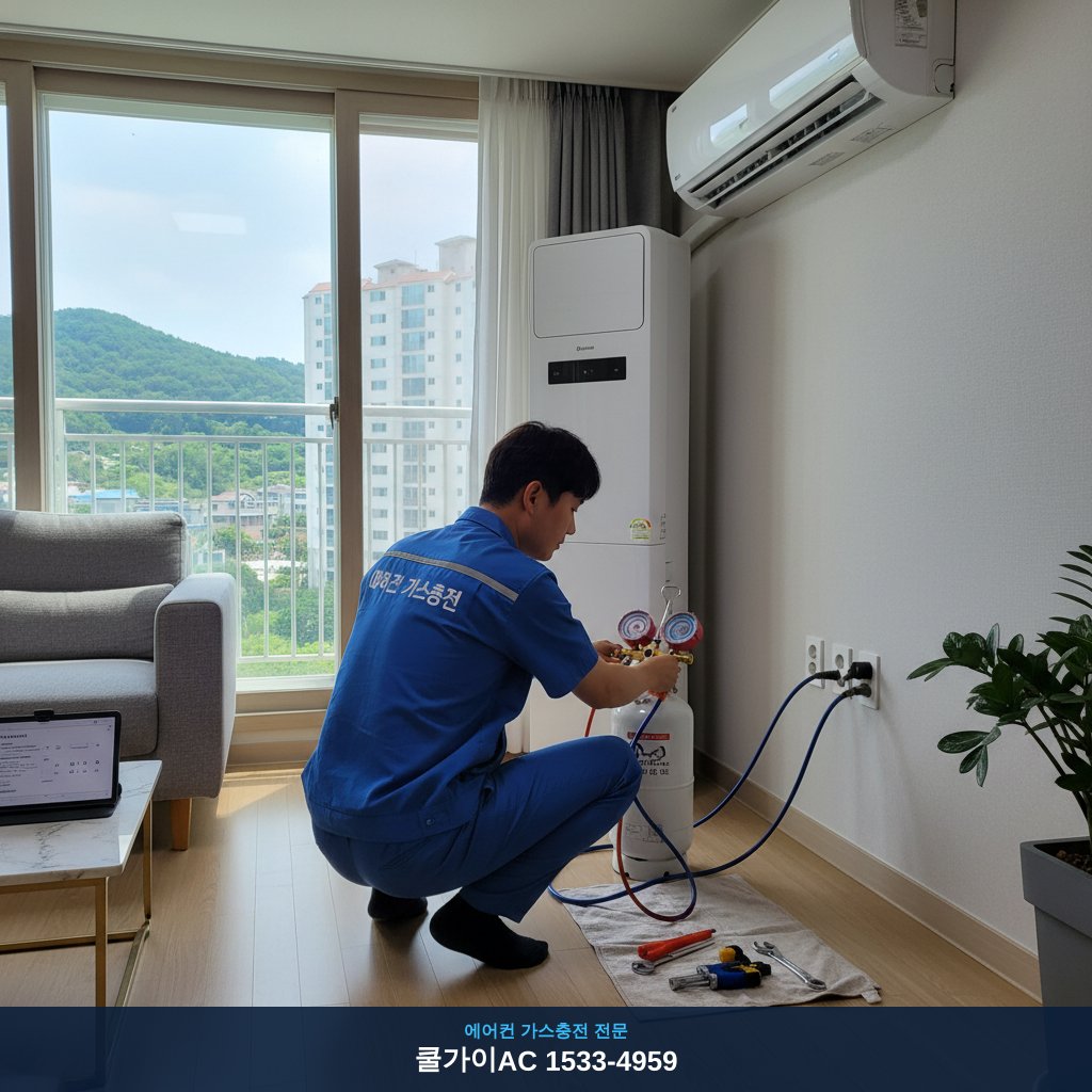군산 옥도면 에어컨 가스충전, 주부의 시원한 여름나기 성공기!