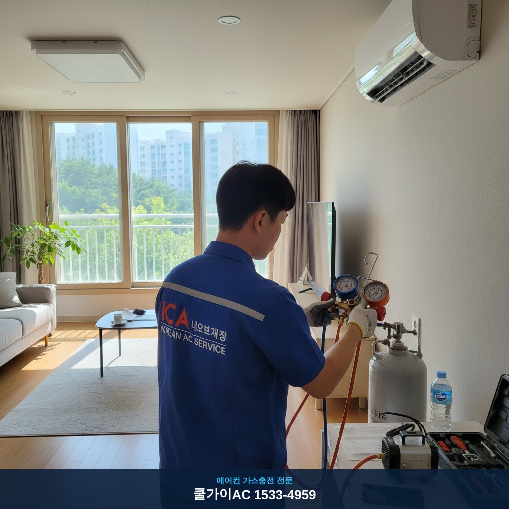 전주 효자동 에어컨 가스충전, 쿨가이AC 덕분에 시원한 여름!
