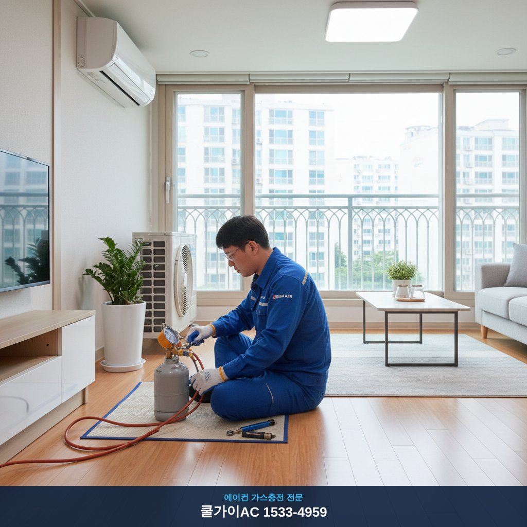 익산 어양동 에어컨 가스충전, 한여름 밤의 기적!