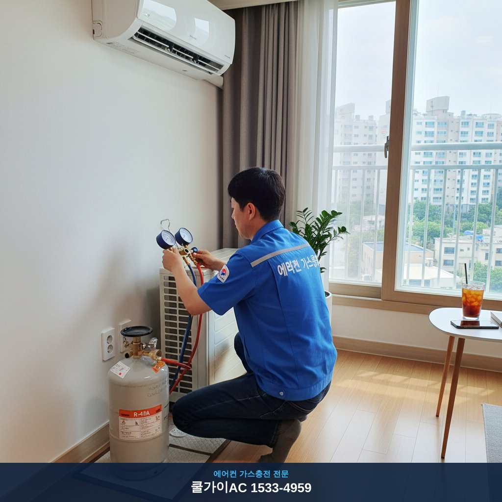 정읍 수성동 에어컨 가스충전, 이사 후 시원함 되찾은 후기!