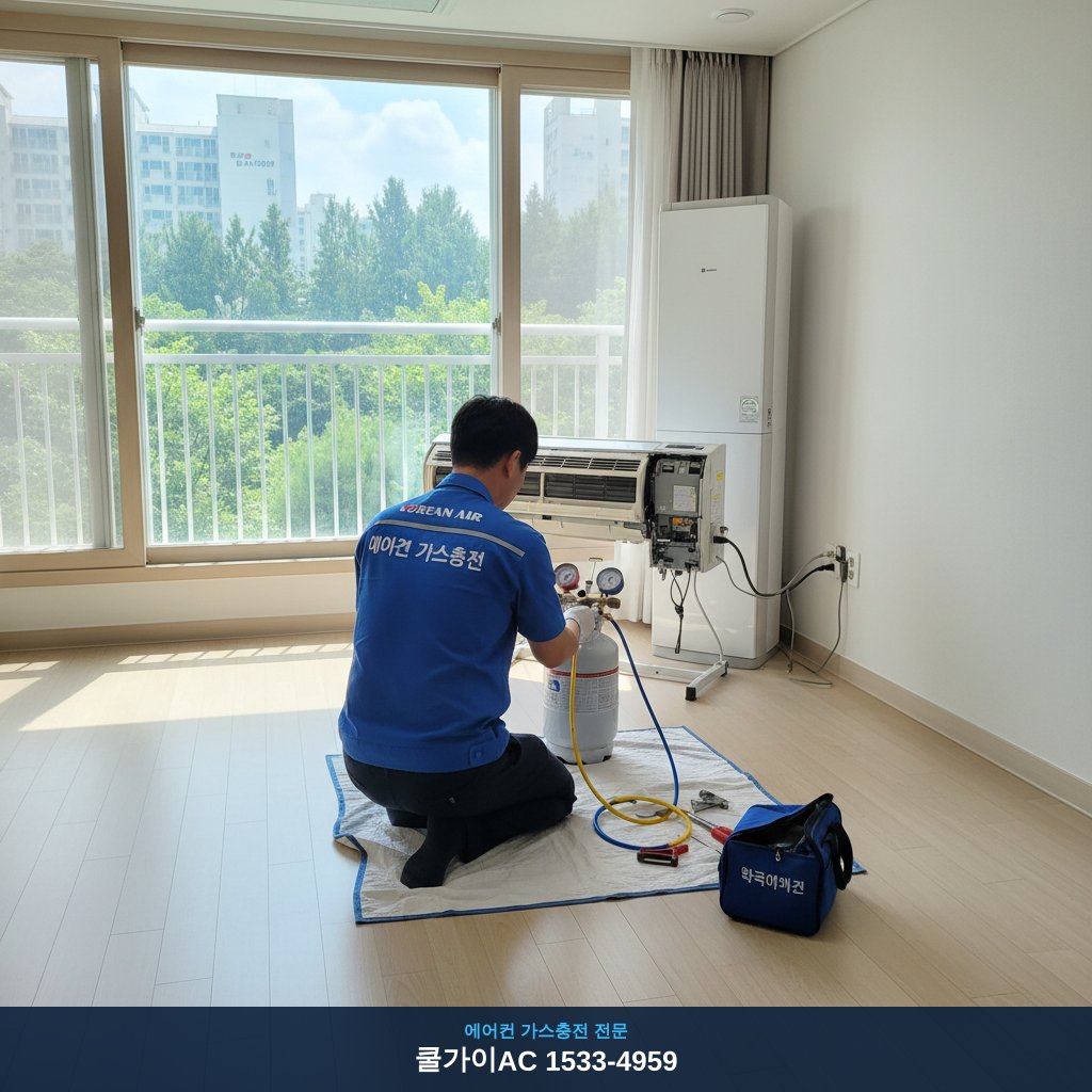 전주 덕진구 에어컨 가스충전, 이사 스트레스 날려버린 후기!