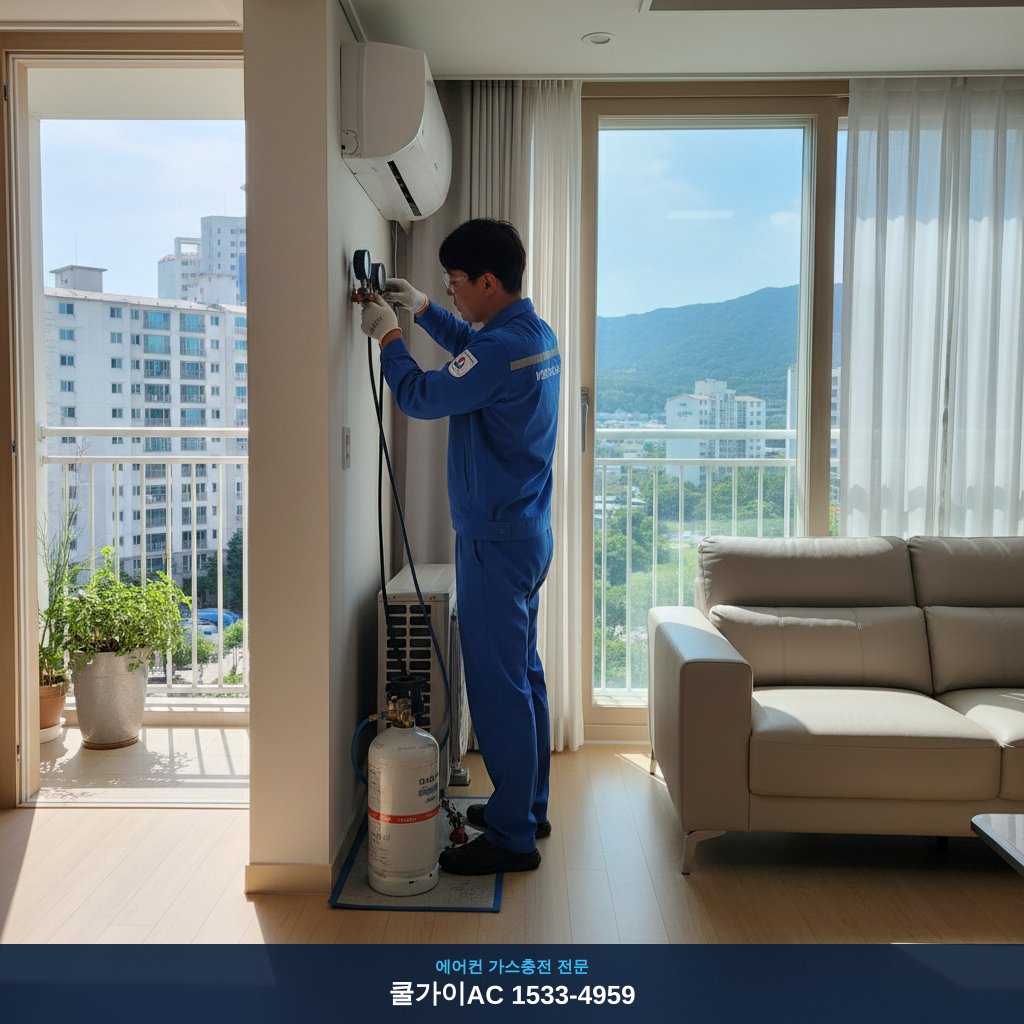 전주 인후동 에어컨 가스충전, 이사 후 따뜻한 바람에 놀랐다면?
