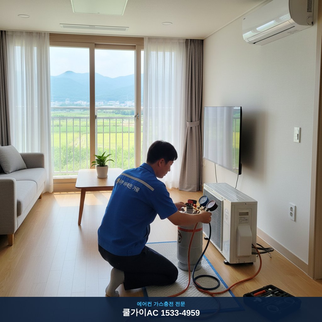 완주 고산면 에어컨 가스충전, 쿨가이AC 덕분에 여름 시원하게 이겨냈어요!