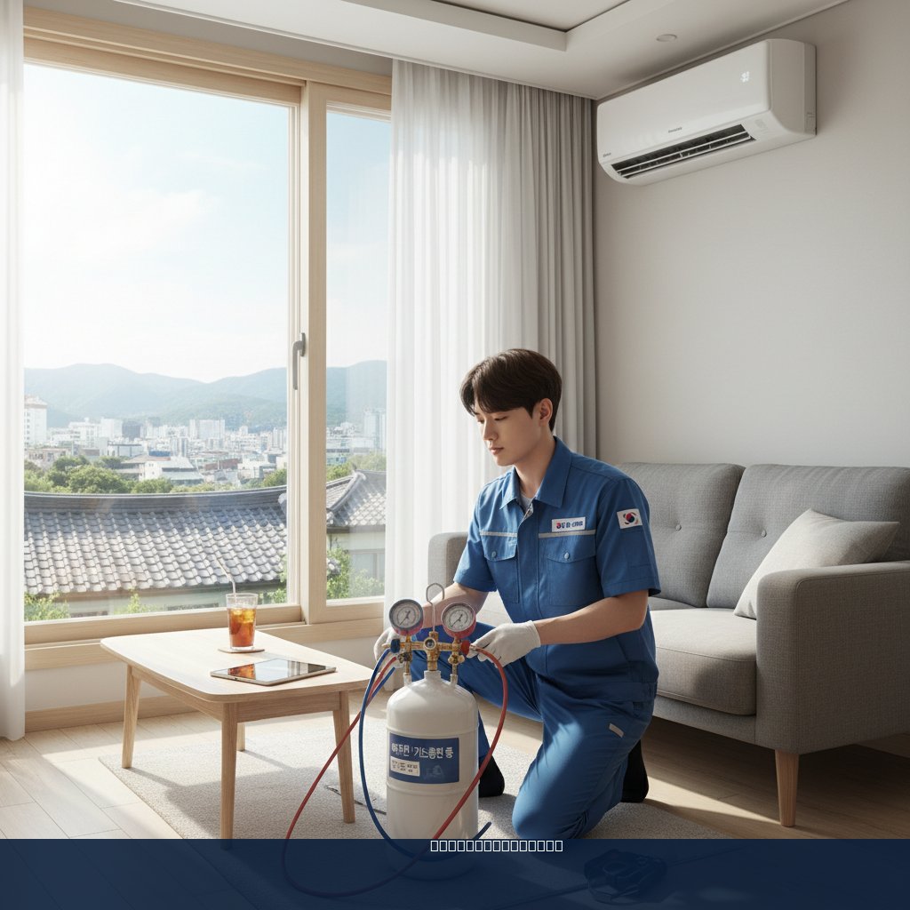 정릉동 에어컨 가스충전, 쿨가이AC 재방문 후기! 역시 믿고 맡기는 곳!