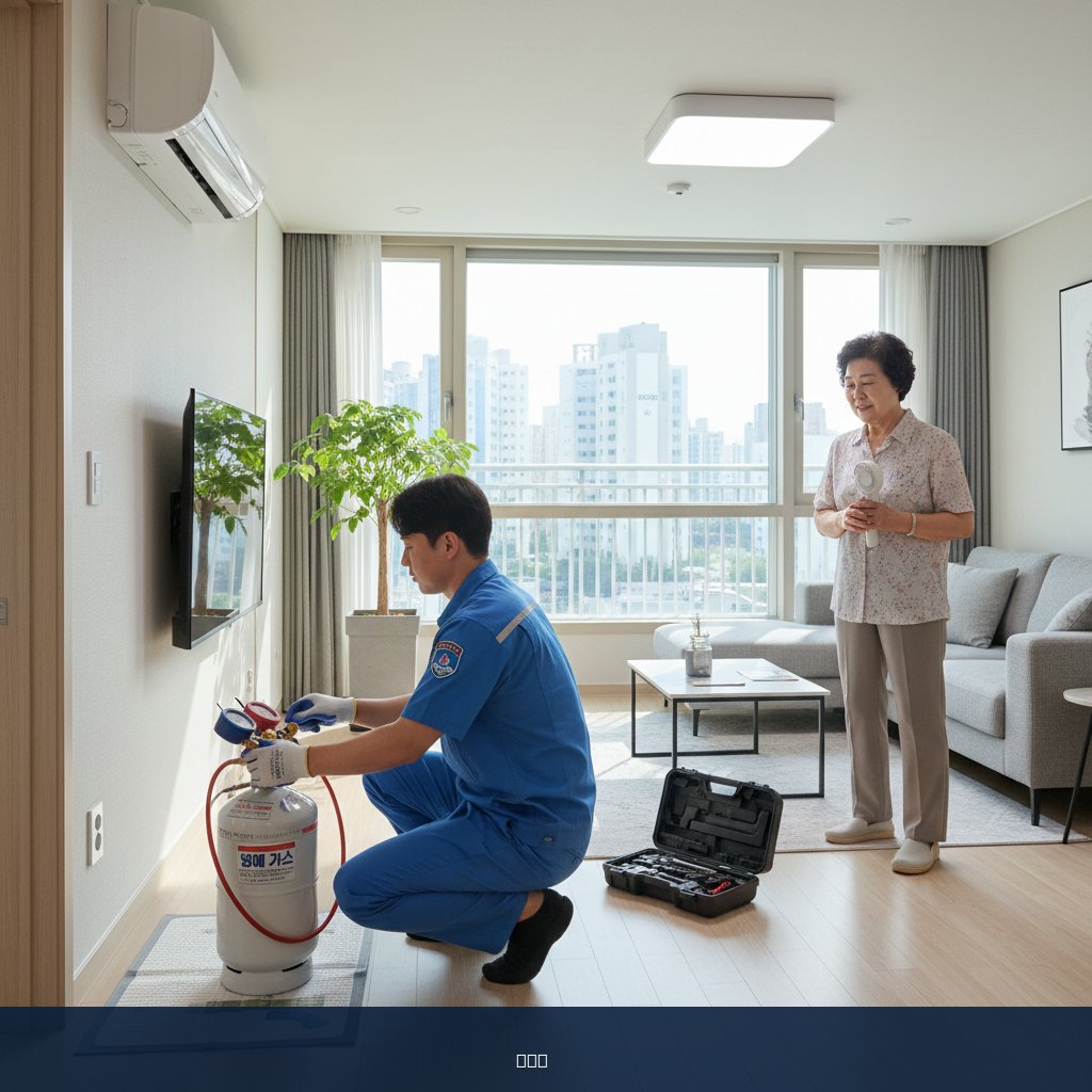 마곡동 에어컨 가스충전 후 냉방병 탈출! 우리 가족 건강 지키기