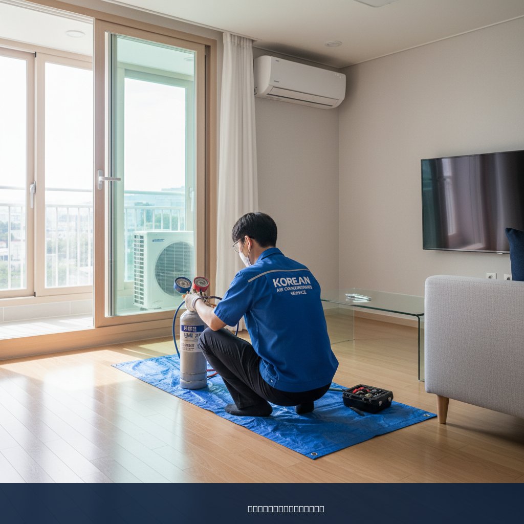 마포동 에어컨 가스충전, 쿨가이AC 덕분에 시원한 여름 맞이!