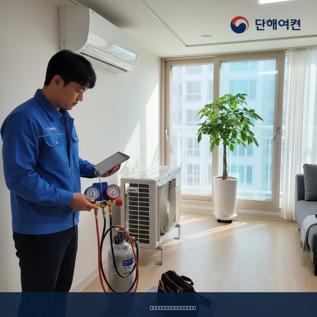 야당동 에어컨 가스충전 후 냉방병 탈출! 우리 가족 건강 지켰어요
