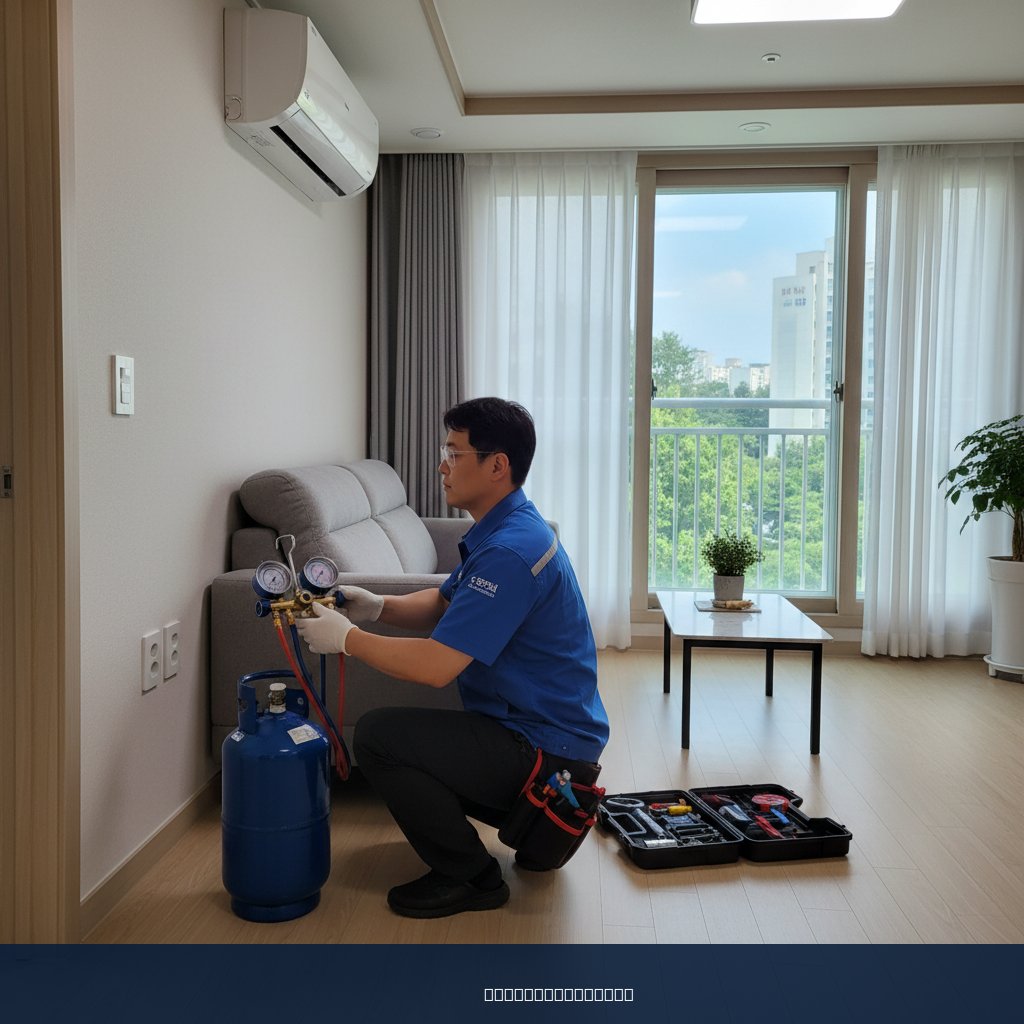 야당동 에어컨 가스충전, 주부의 찐 경험담! 쿨가이AC 덕분에 시원해요