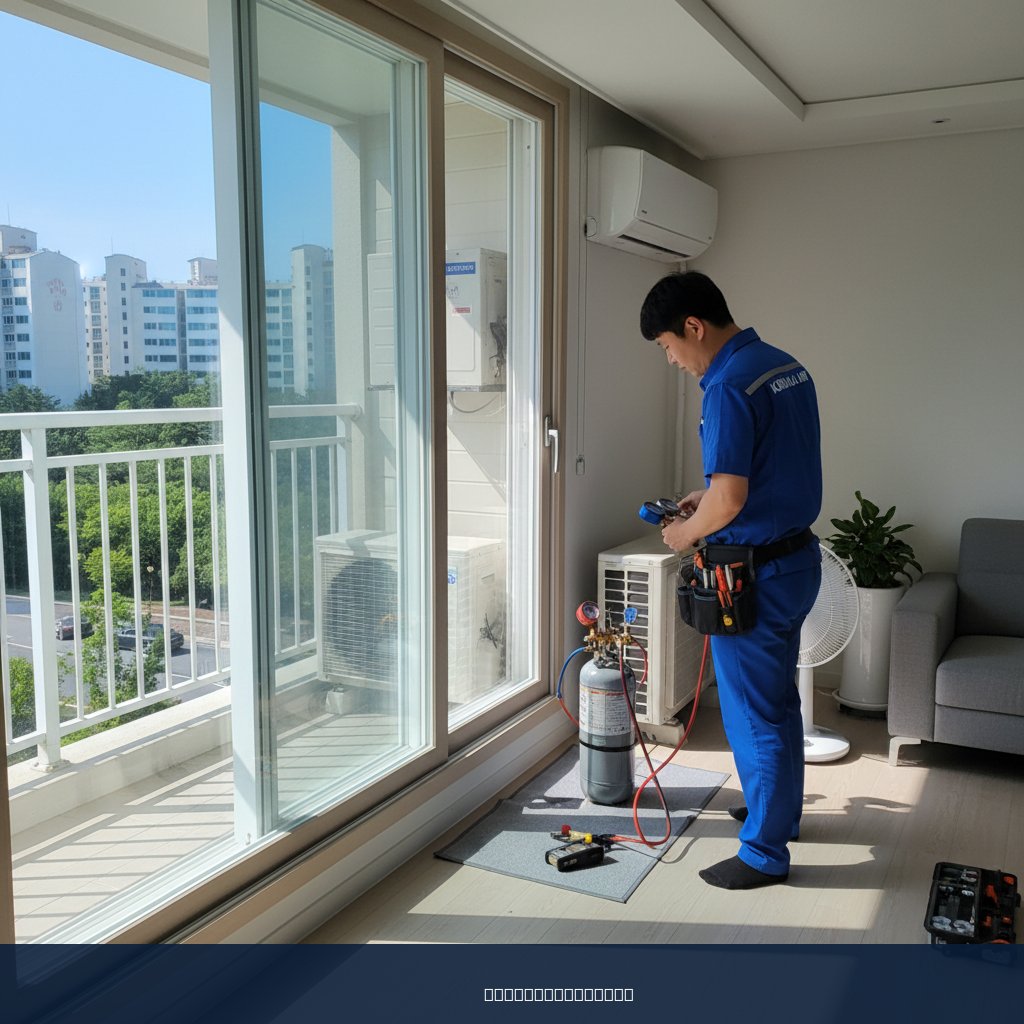 상계동 에어컨 가스충전 이사 후기 비용 및 해결 과정