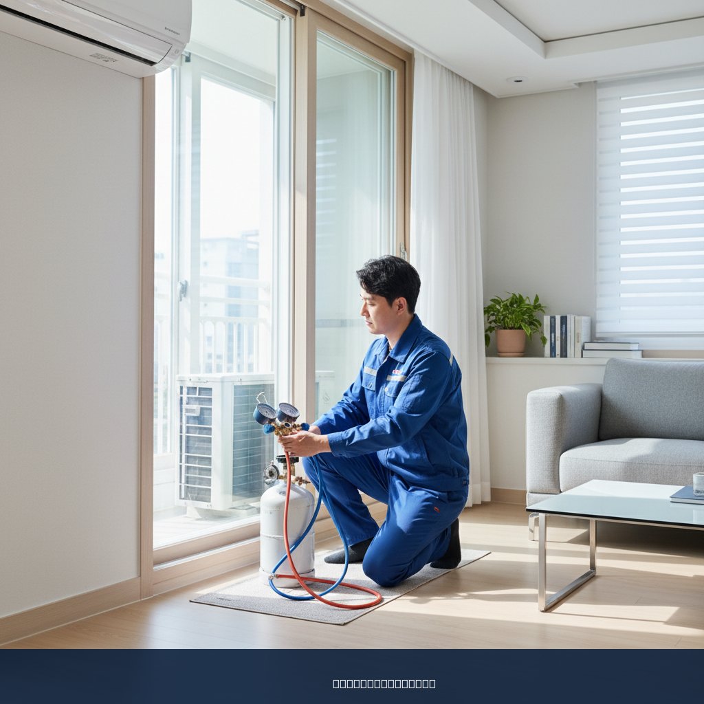 서초동 에어컨 가스충전, 한여름 긴급출동으로 시원한 밤 되찾은 후기!