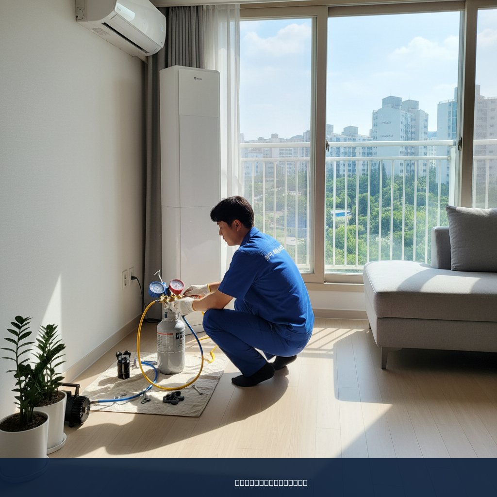 은계동 에어컨 가스충전, 구형 R-22 냉매 에어컨 시원하게 되살린 후기!