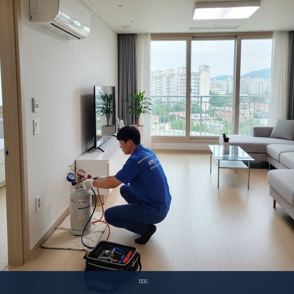 수서동 에어컨 가스충전 후 냉방병 탈출! 우리 가족 건강 지켰어요