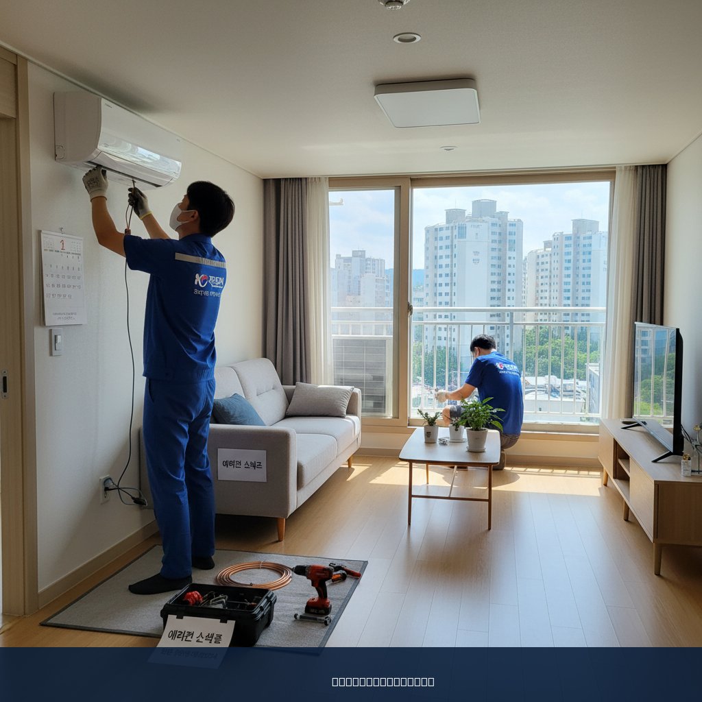 권선동 에어컨 설치, 스탠드형으로 시원한 여름 준비 완료!