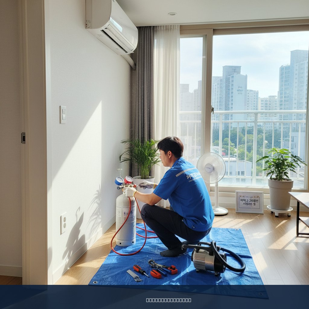 영등포동 에어컨 가스충전, 이사 후 쿨가이AC 덕분에 시원한 여름!