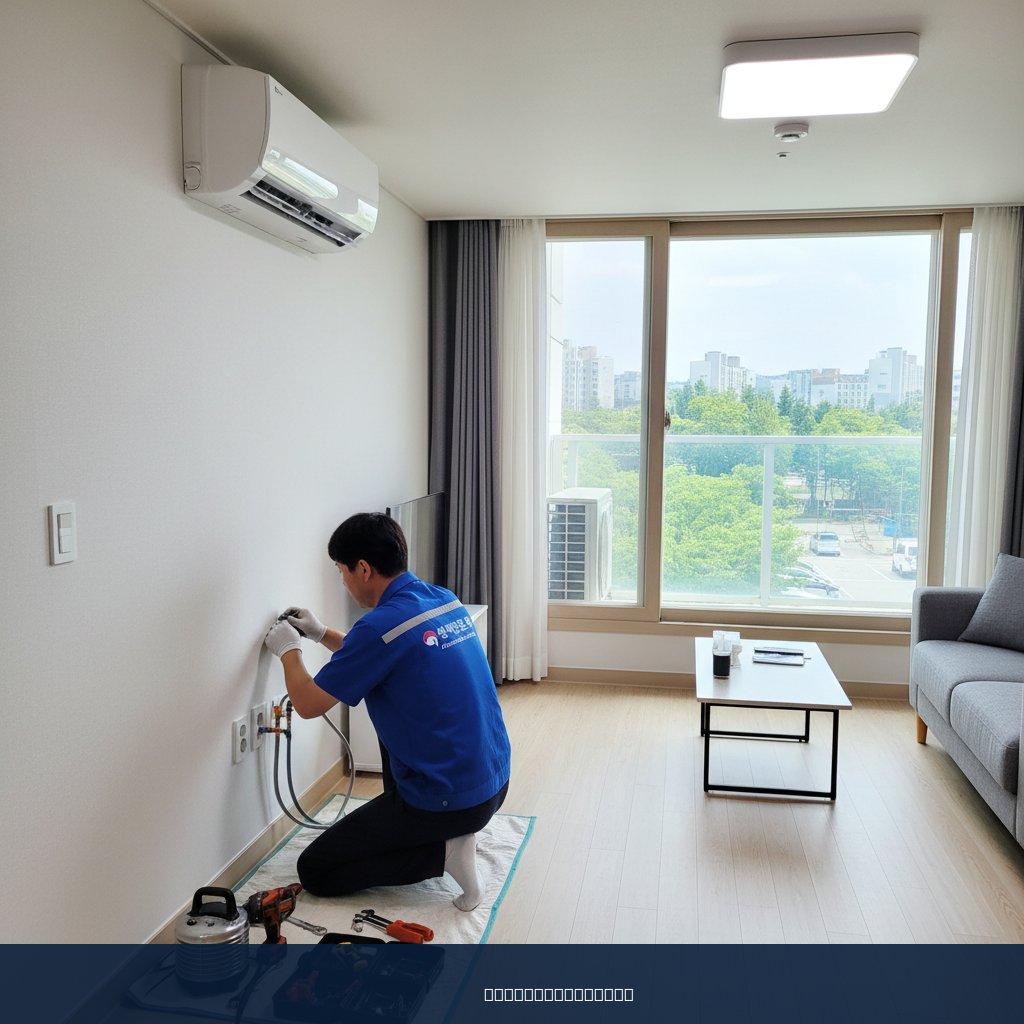 덕산면 에어컨 설치, 우리 집 이전설치 후기 대만족!