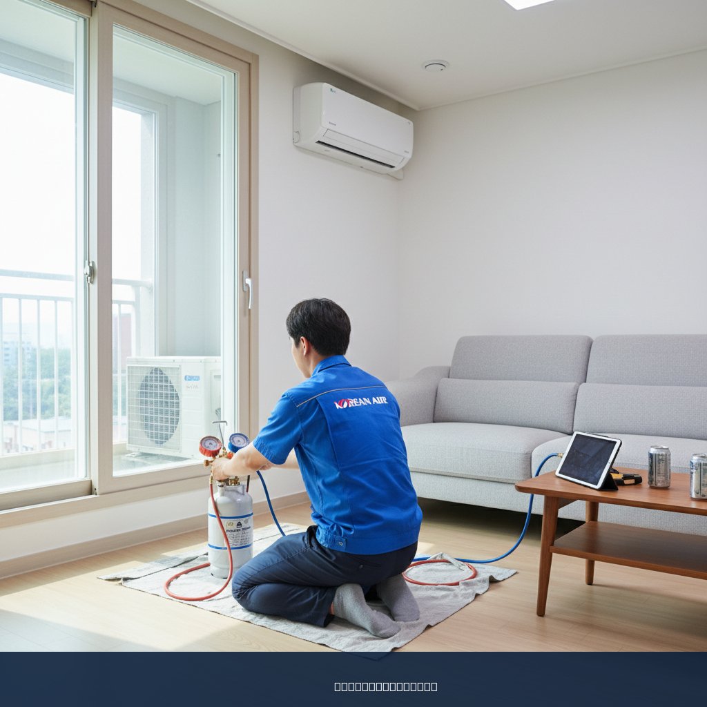 고덕면 에어컨 가스충전, 신혼집 첫 여름을 구원한 쿨가이AC 후기!